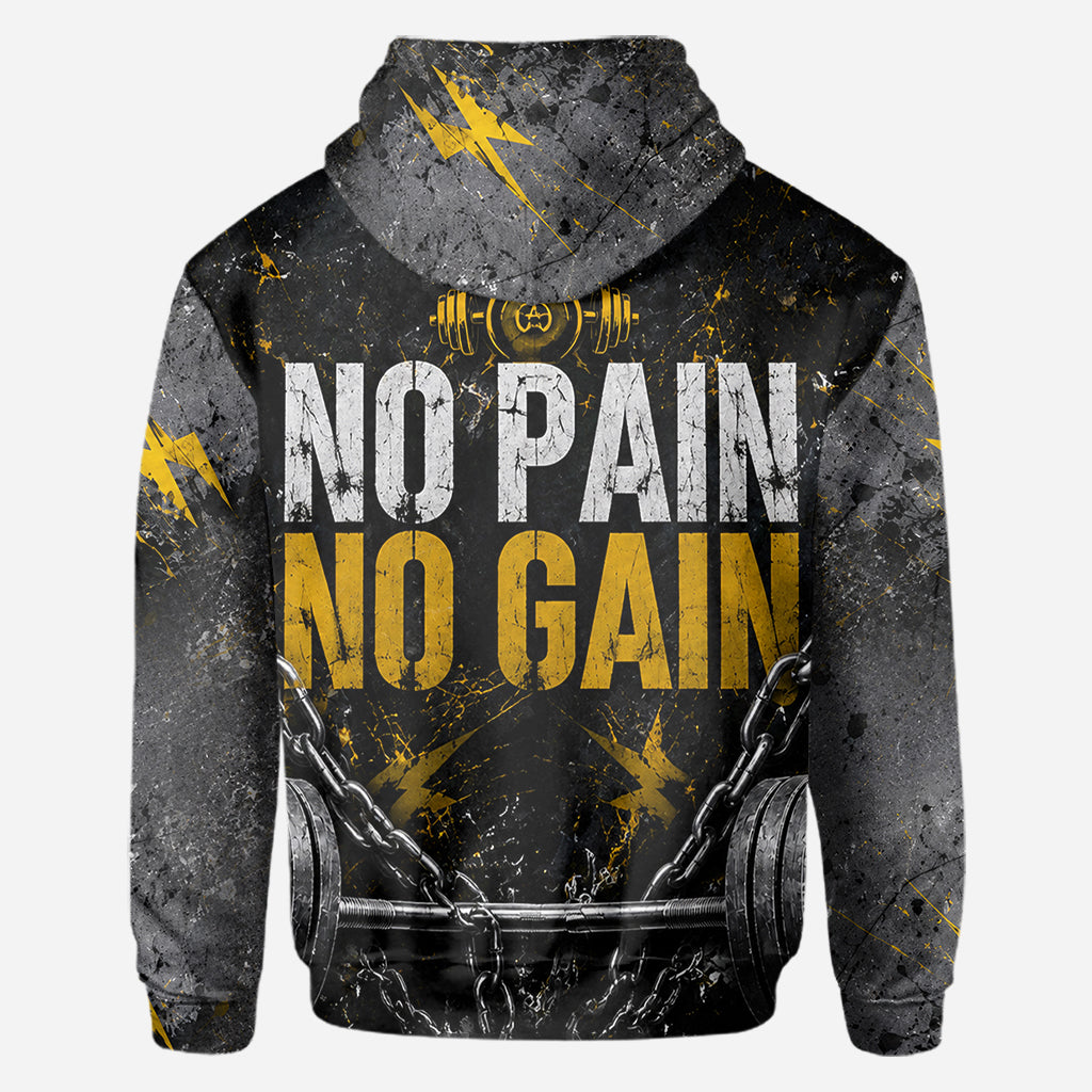 No Pain No Gain - Personalized Fitness All Over Shirt