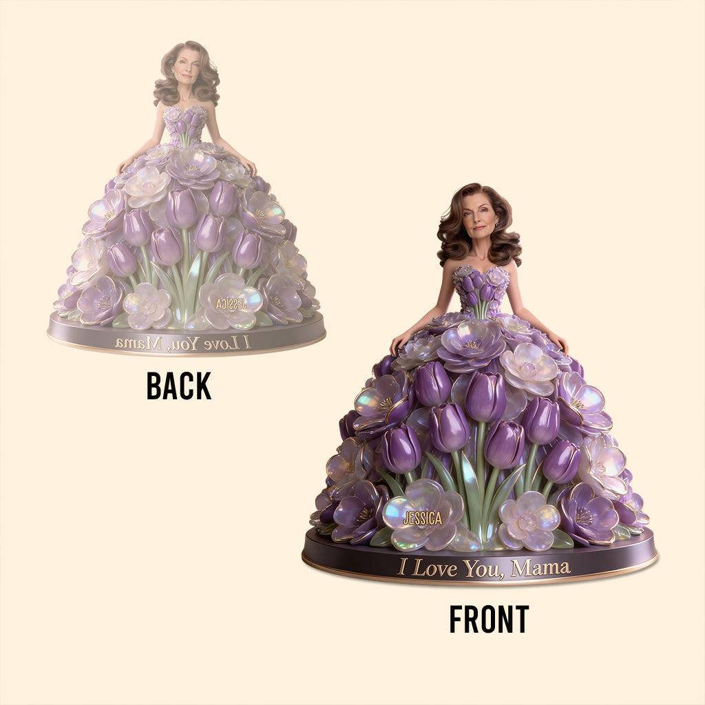 We Love You Mom - Personalized Mother Custom Shaped Acrylic Plaque