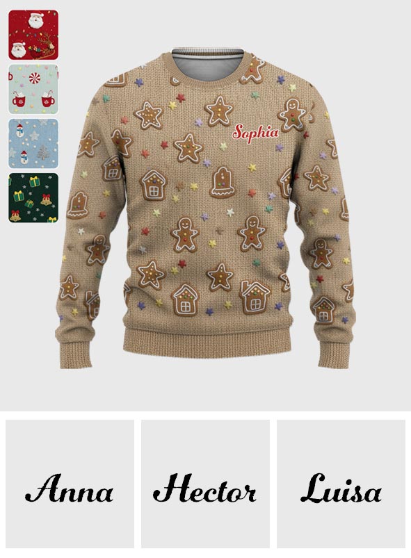 Weihnachtsstrick – Personalisierter Weihnachtspullover