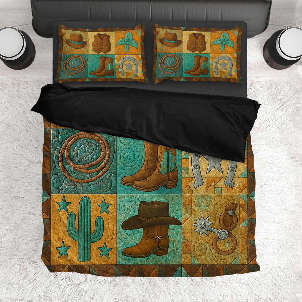 Cowgirl Wildlife - Personalized Cowgirl Bedding Set