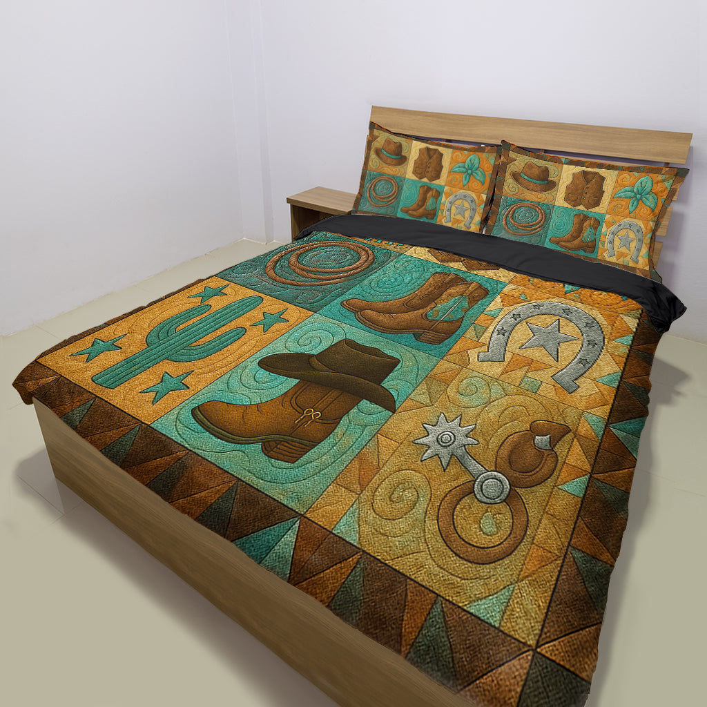 Cowgirl Wildlife - Personalized Cowgirl Bedding Set