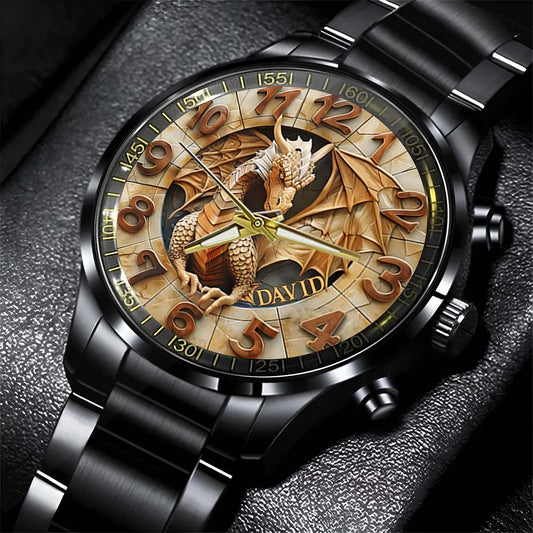 Brave Dragon - Montre-bracelet Dragon personnalisée