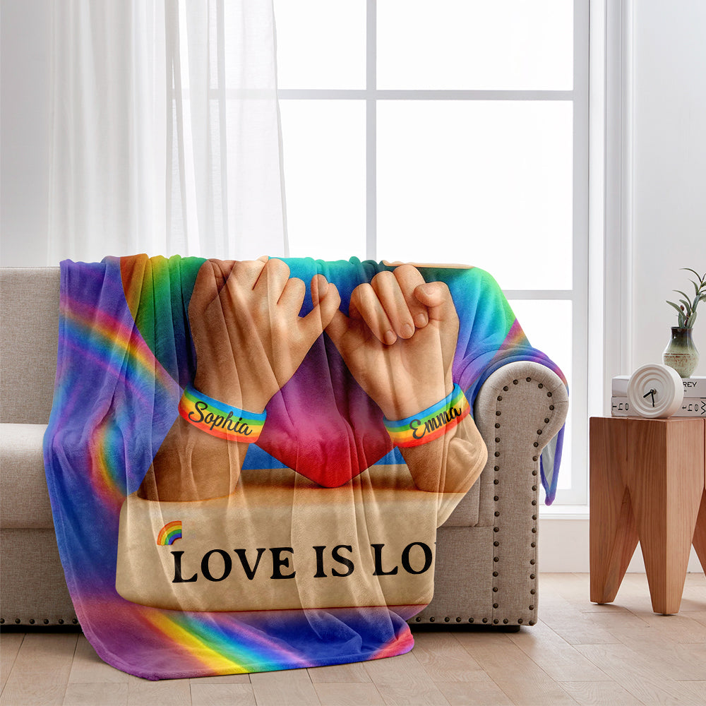 L'amour est l'amour - Couverture de soutien LGBT personnalisée