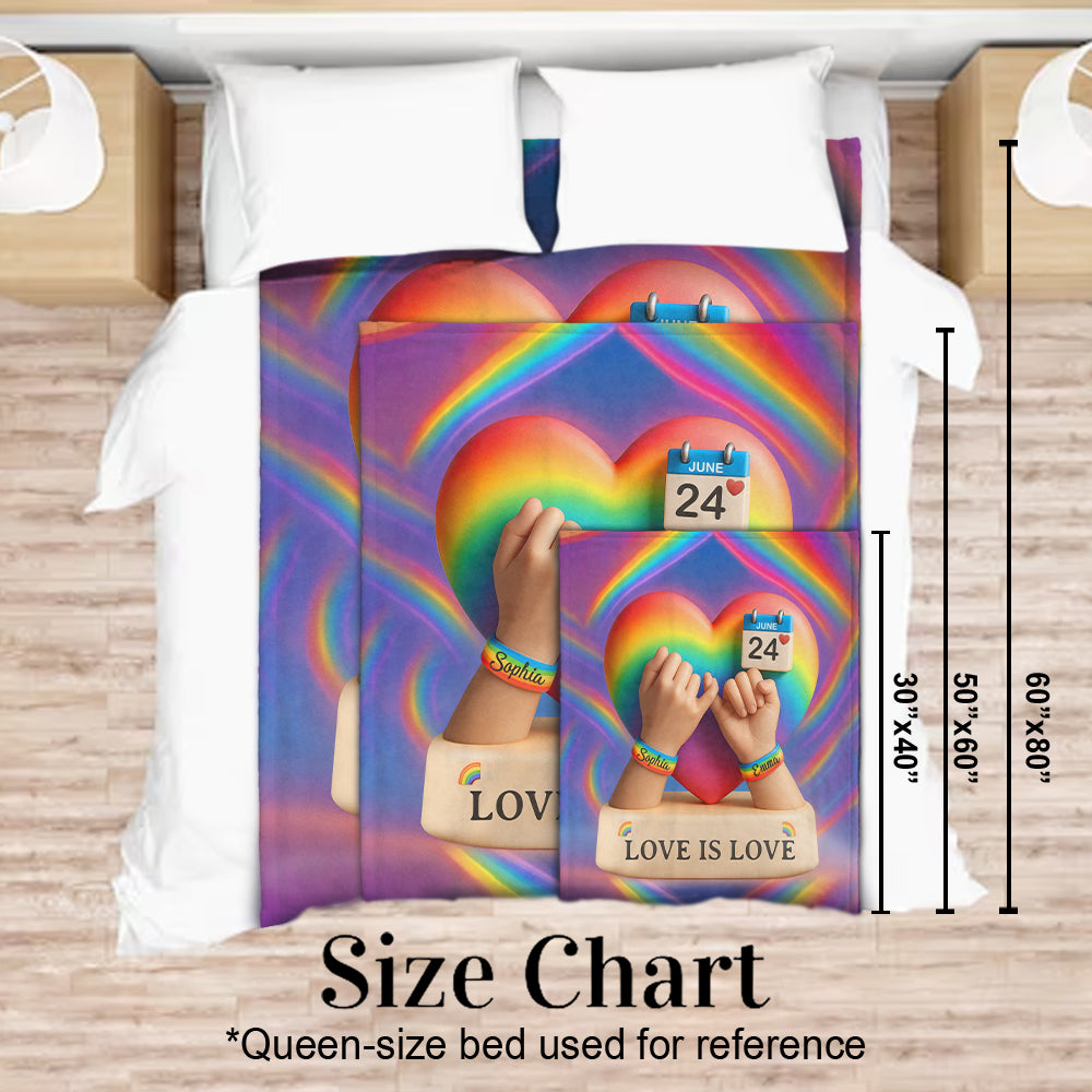 L'amour est l'amour - Couverture de soutien LGBT personnalisée