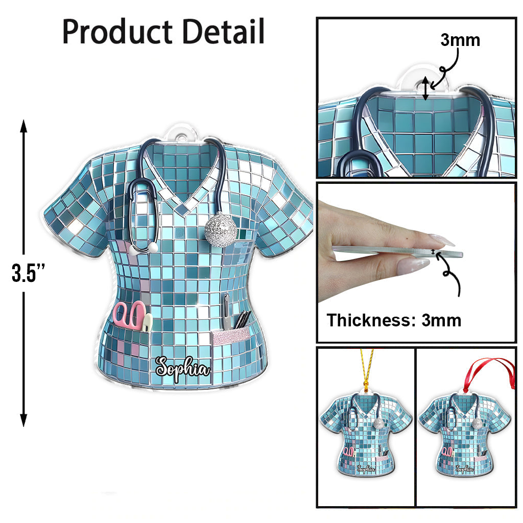 Love Nurse Life - Personalized Nurse Ornament