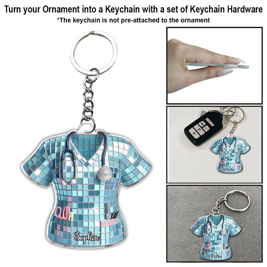 Love Nurse Life - Personalized Nurse Ornament