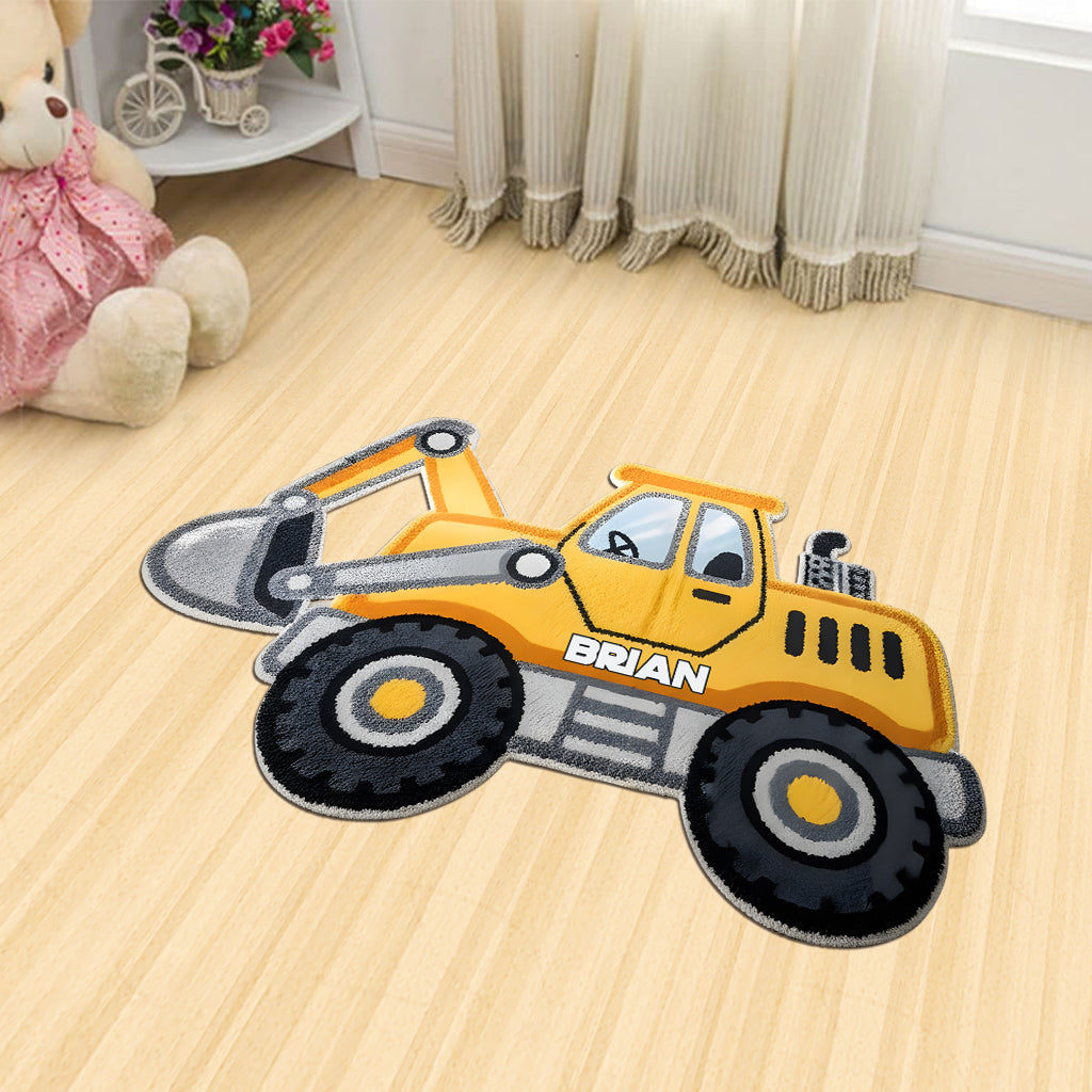 Super Contruction - Personalized Kid Shaped Doormat/ Rug