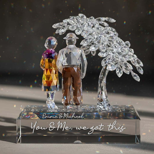 You and Me, We Got This - Personalized Couple Custom Shaped Acrylic Plaque