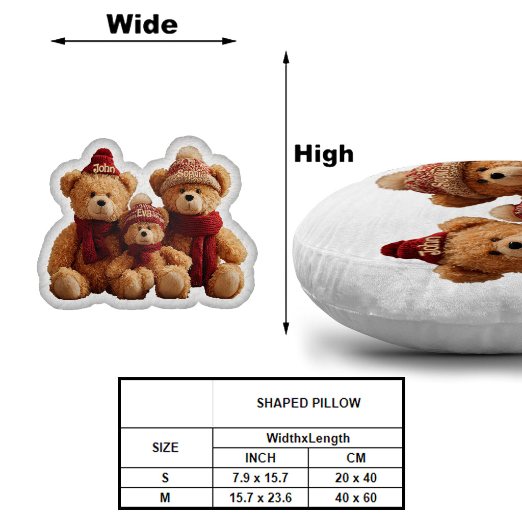 This Is Us - Personalized Family Shaped Pillow