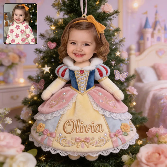 Custom Any Princess - Personalized Kid Plush Ornament