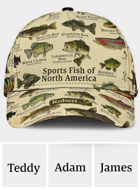 Fish Of America - Personalized Fishing Classic Cap