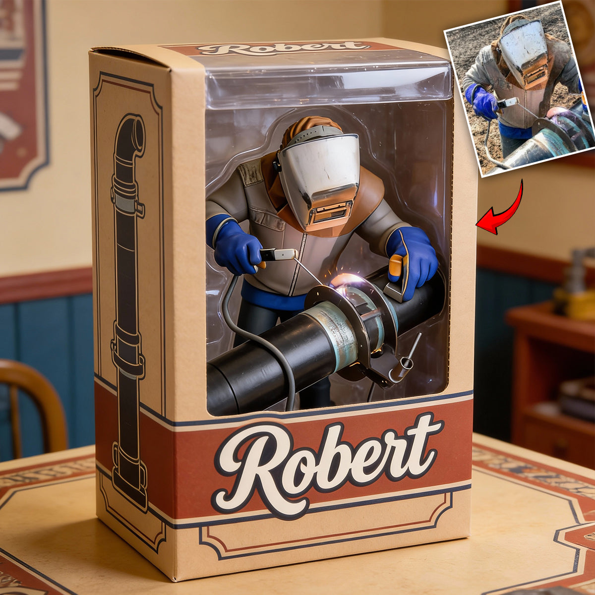 Welder Gifts - Personalized Welder Custom Shaped Acrylic Plaque