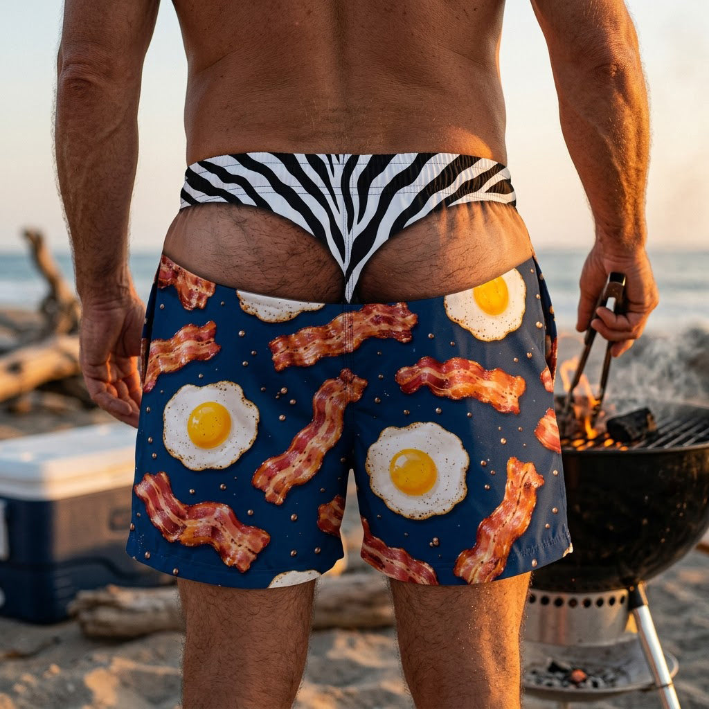 Funny Camping Shorts For Men - Personalized Camping Men Shorts