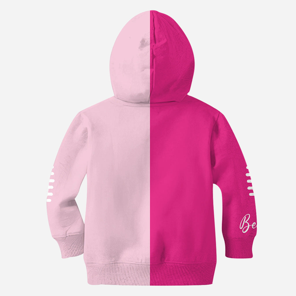 Pink Ribbon Football - Personalized Breast Cancer Awareness All Over Shirt