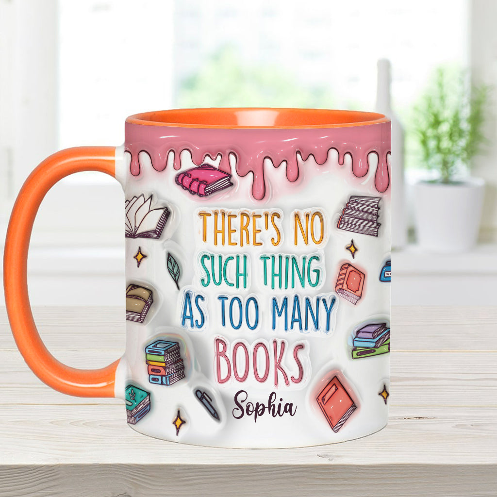 Yes I Do Need All These Books - Personalized Book Accent Mug