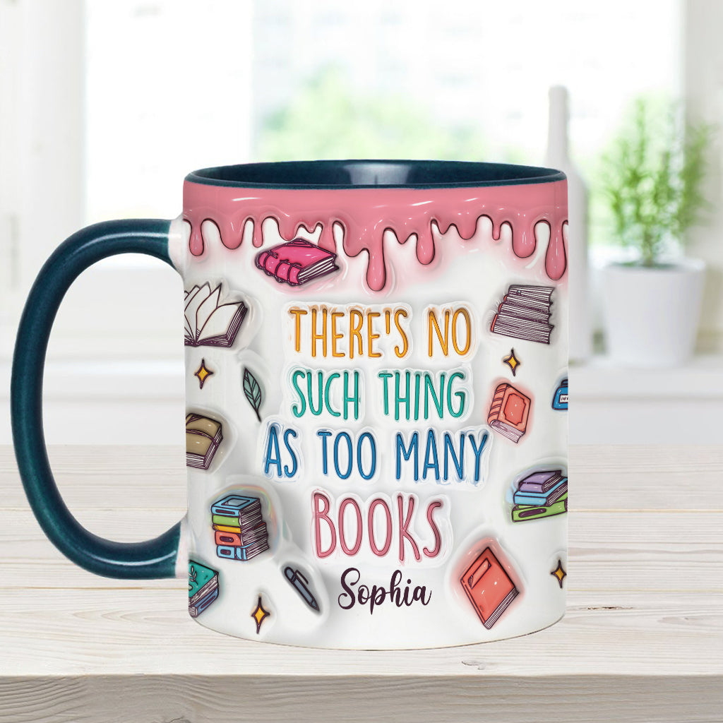 Yes I Do Need All These Books - Personalized Book Accent Mug