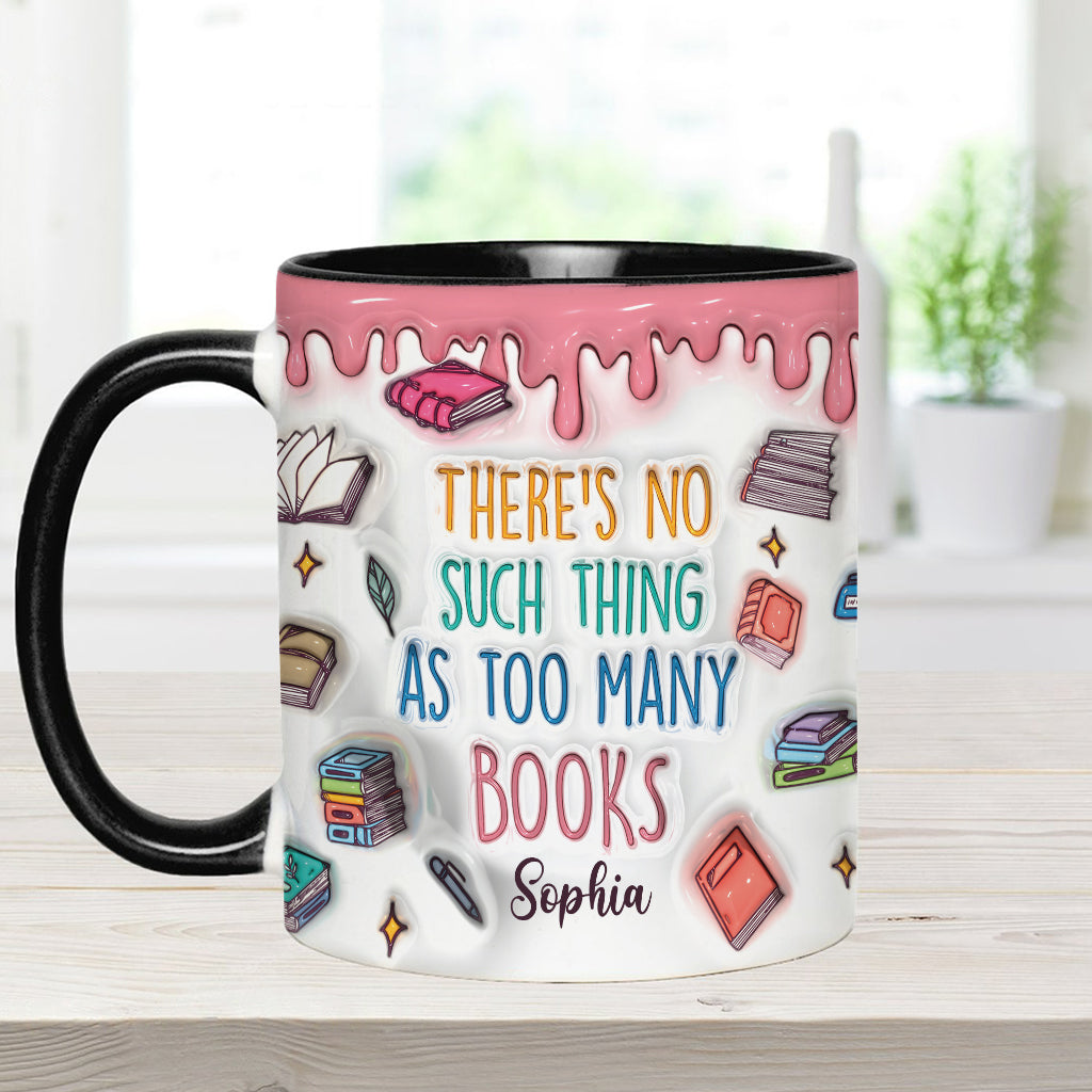 Yes I Do Need All These Books - Personalized Book Accent Mug