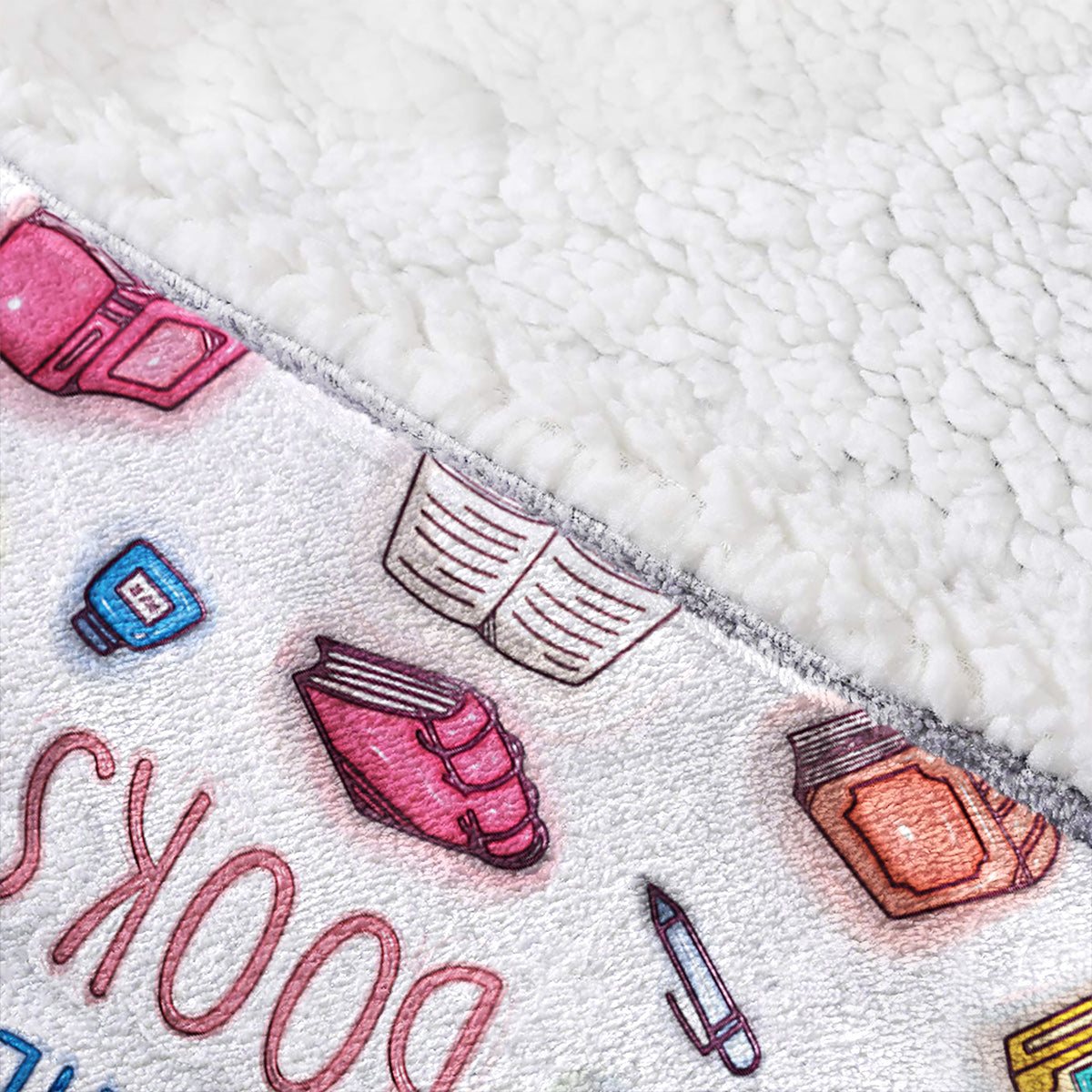 Yes I Do Need All These Books - Personalized Book Blanket Hoodie