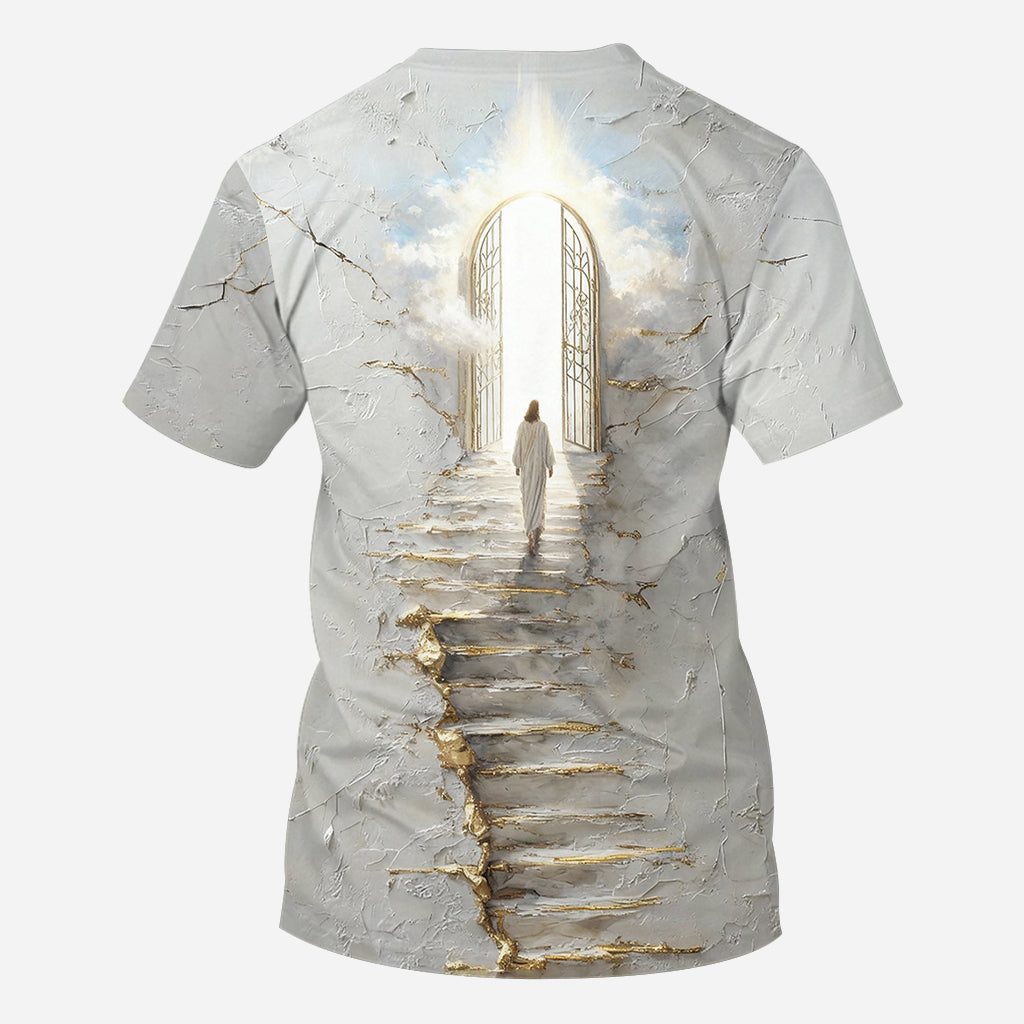 Stairway To Heaven - Personalized Christian All Over Shirt