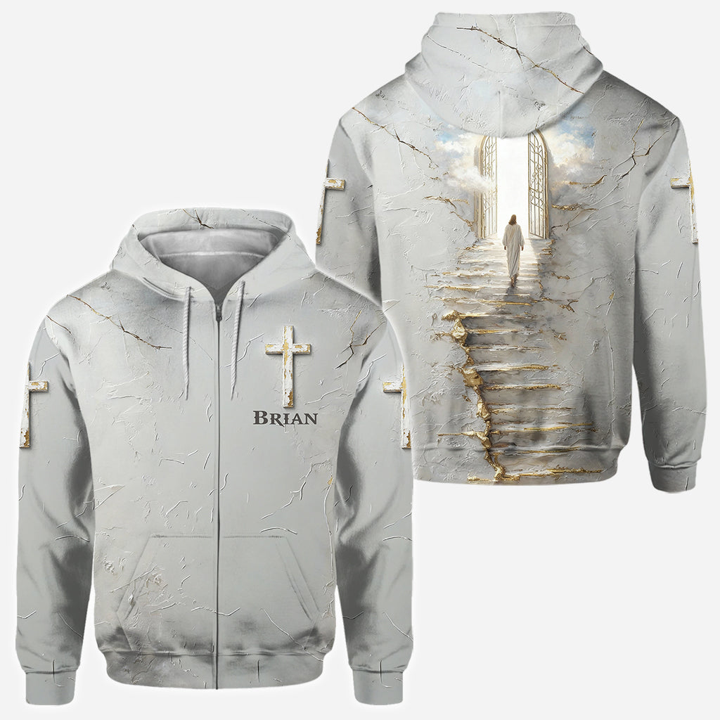 Stairway To Heaven - Personalized Christian All Over Shirt