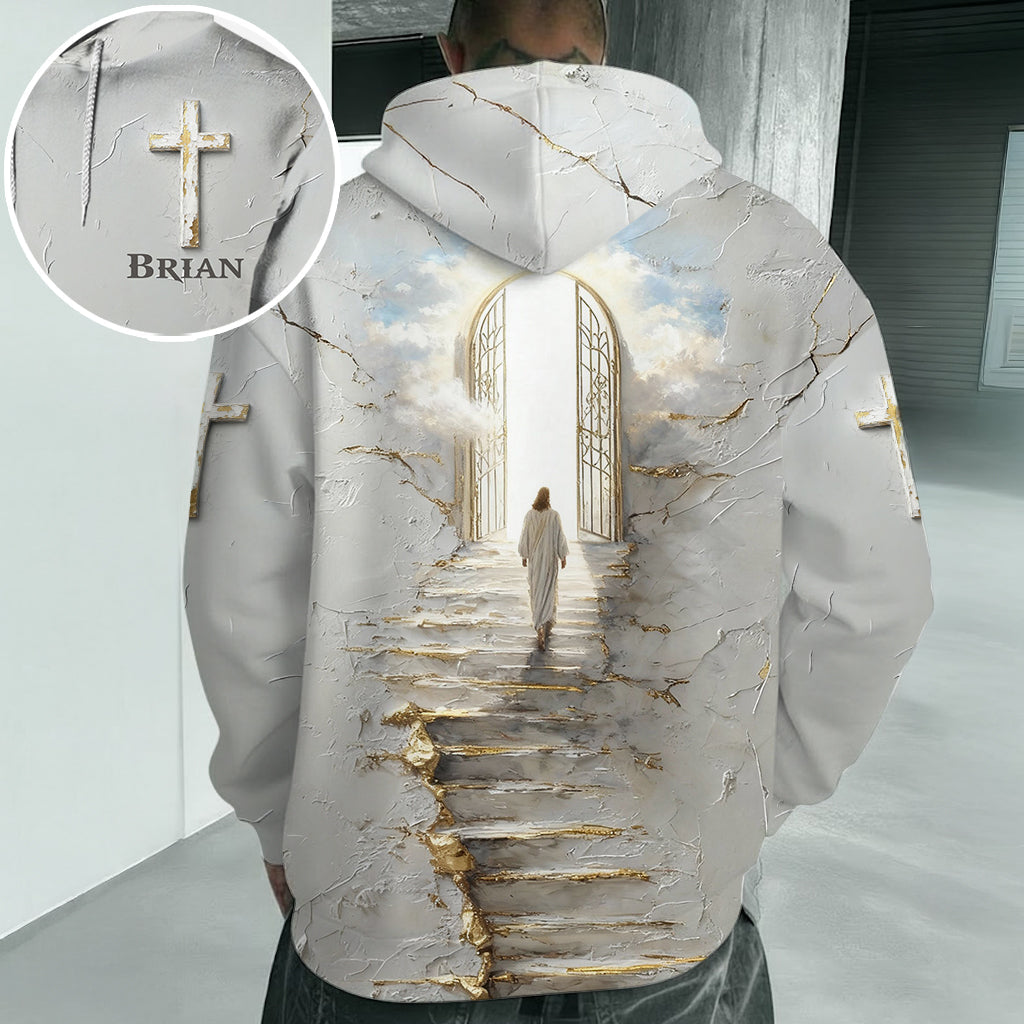 Stairway To Heaven - Personalized Christian All Over Shirt