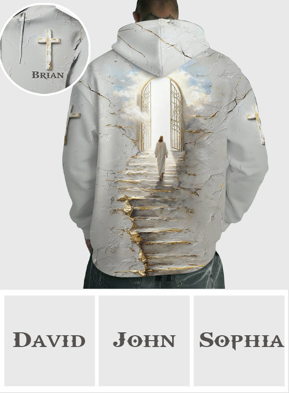 Stairway To Heaven - Personalized Christian All Over Shirt