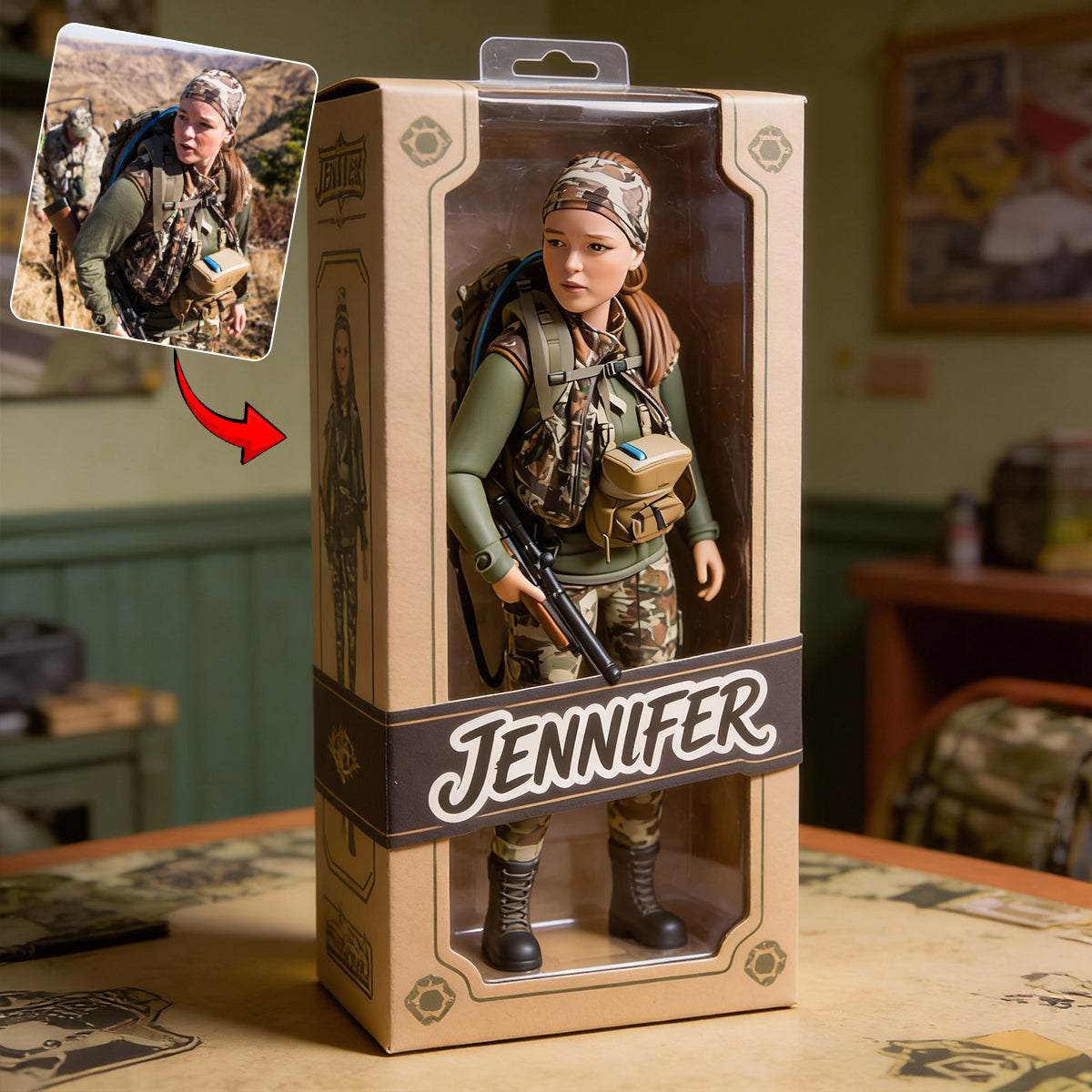 Hunting Gifts - Personalized Hunting Custom Shaped Acrylic Plaque