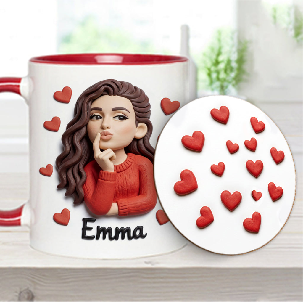 Custom From Any Photo Perfect Gift For Couple - Personalized Couple Accent Mug & Coaster