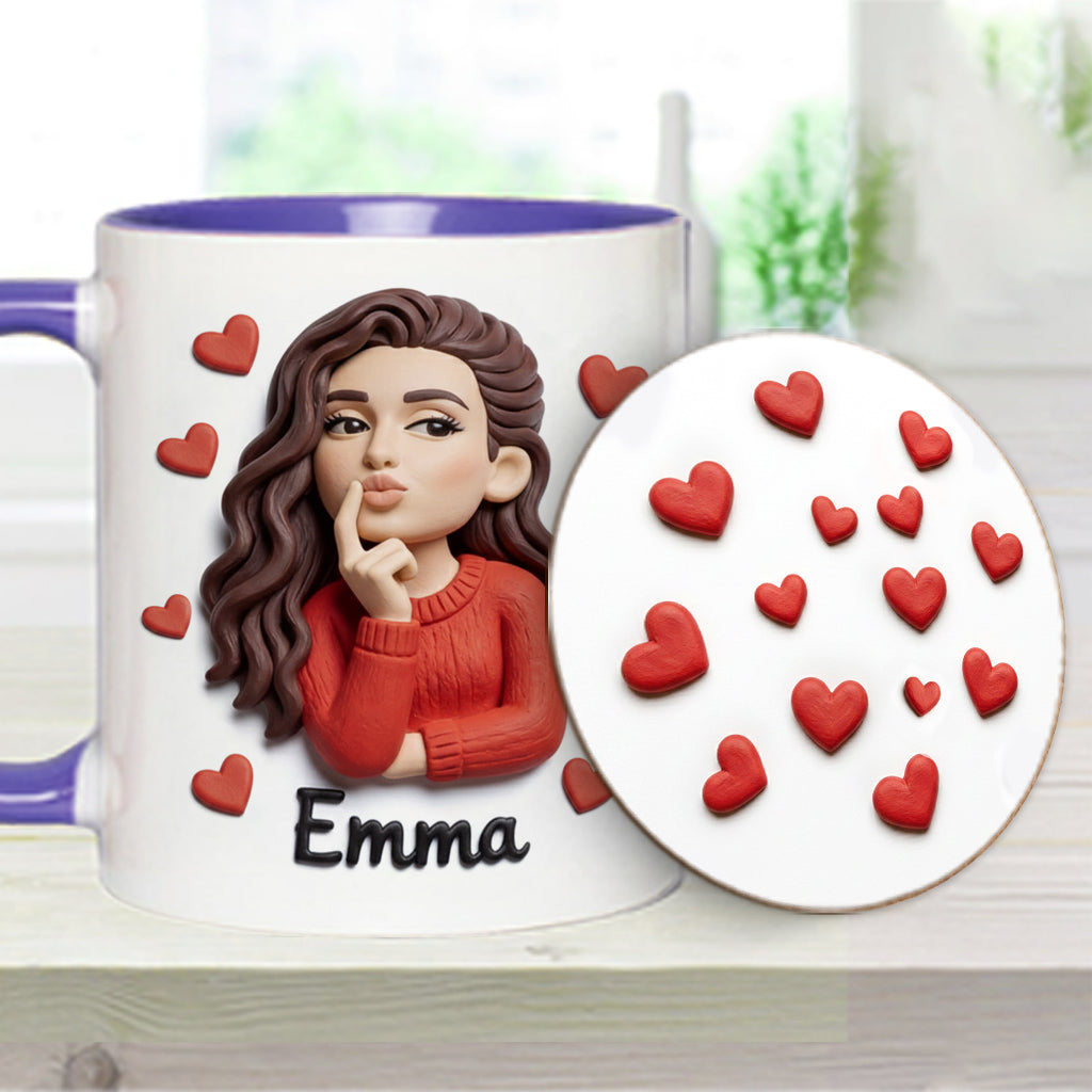 Custom From Any Photo Perfect Gift For Couple - Personalized Couple Accent Mug & Coaster