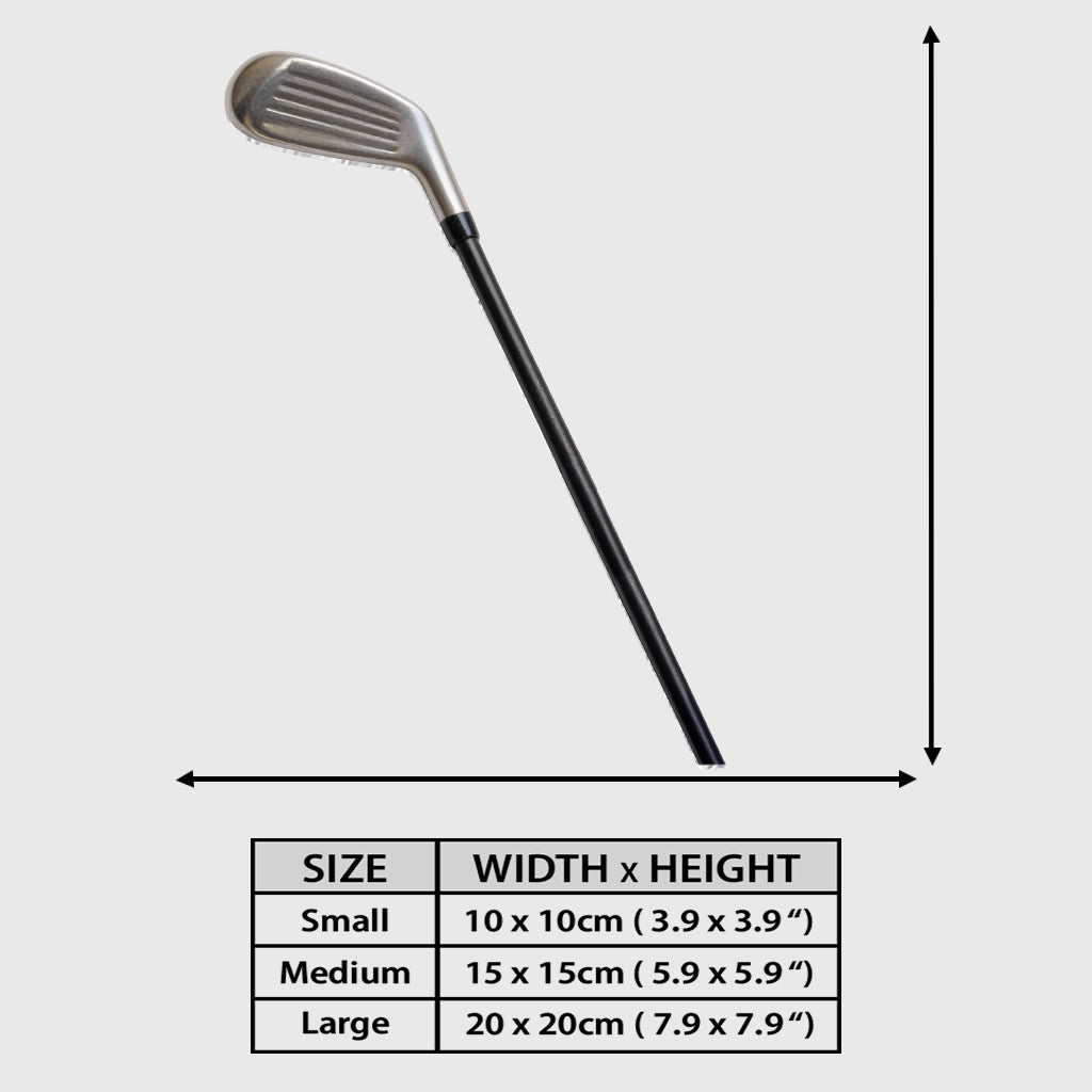 Funny Custom Golf Bag Plant Pot, Flower Vase - Personalized Golf Acrylic Pot & Stake