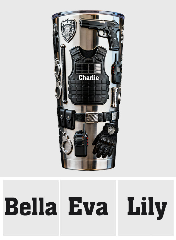 Polizeibeamter – Personalisierter Polizeibeamter-Trinkbecher