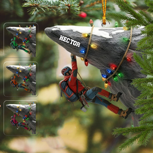 Weihnachtsklettern – Personalisierter Kletterschmuck