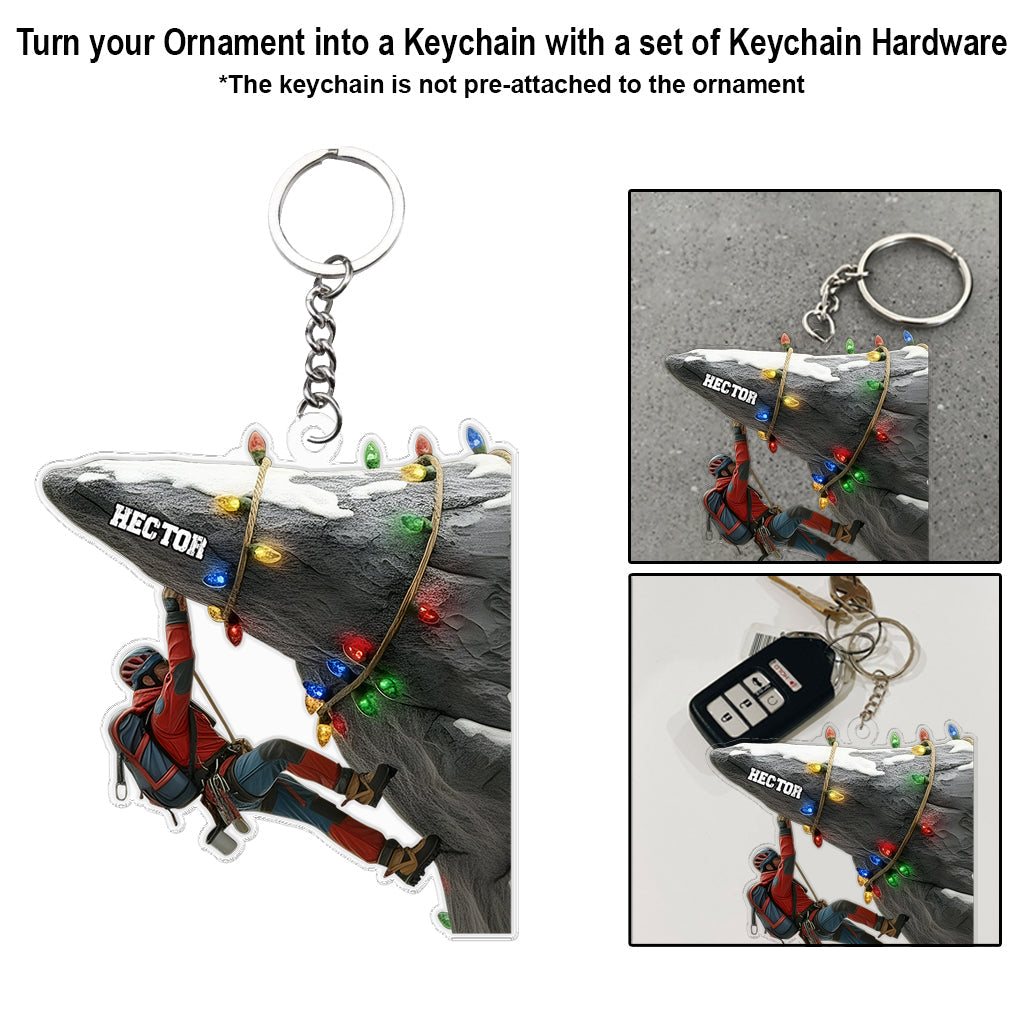Weihnachtsklettern – Personalisierter Kletterschmuck