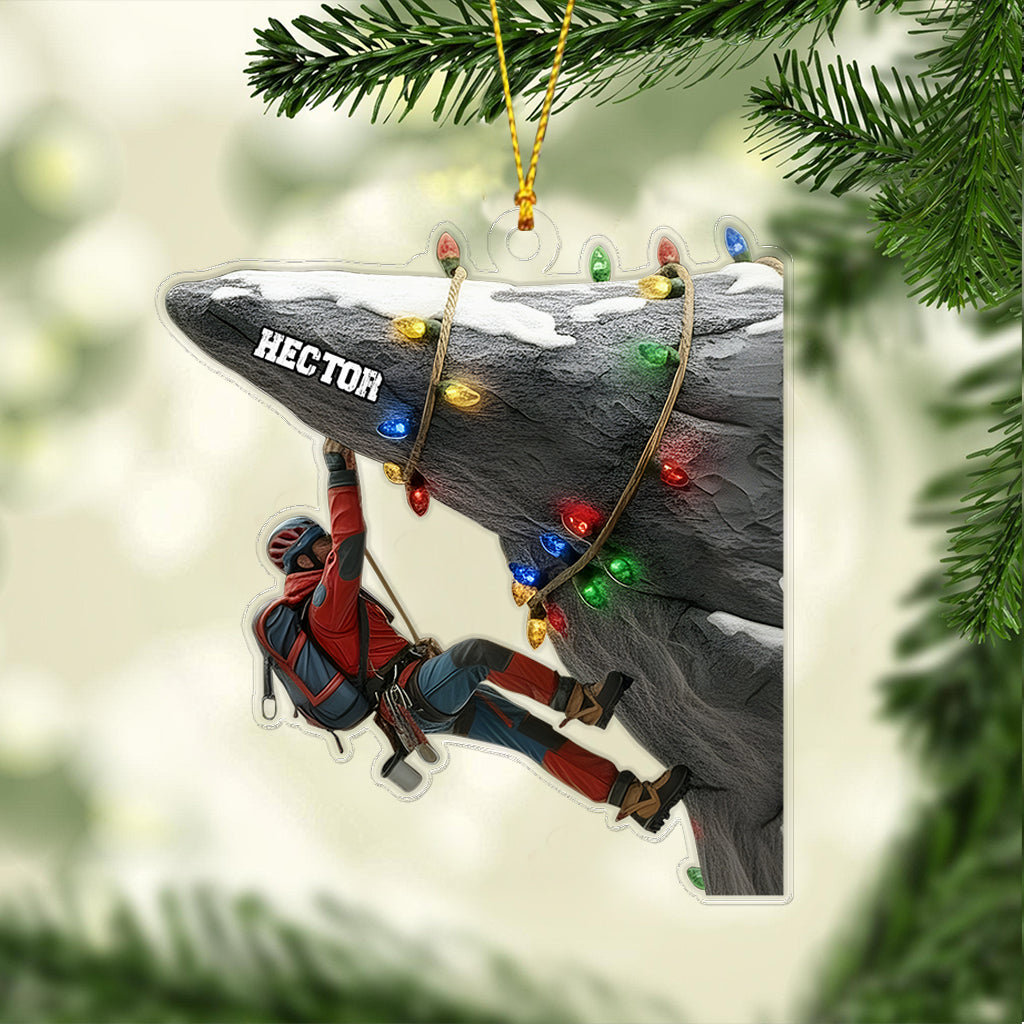 Weihnachtsklettern – Personalisierter Kletterschmuck