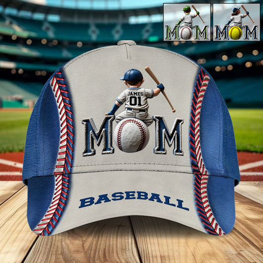 Baseball/ Softball Mom - Personalized Mother Classic Cap