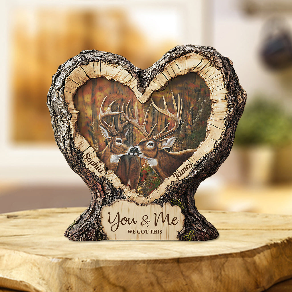 This Is Us - Personalized Hunting Custom Shaped Acrylic Plaque