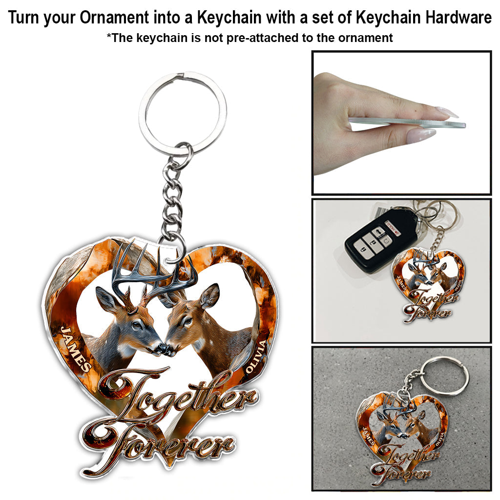Together Forever - Personalized Couple Ornament