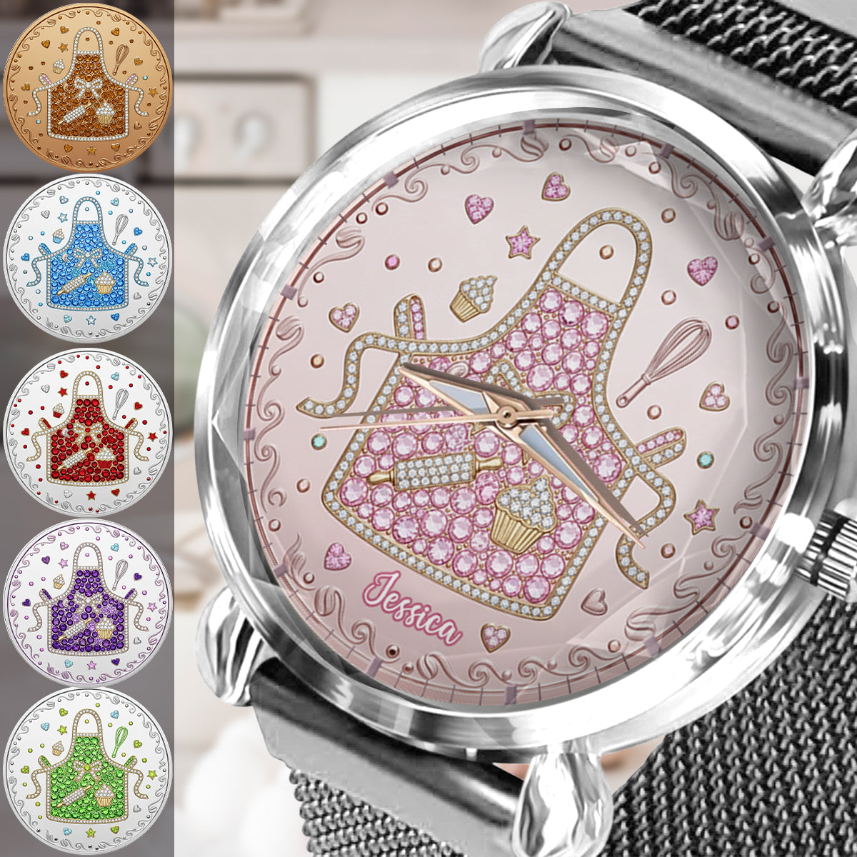 Love Baking - Personalized Baking Women Hand Watch