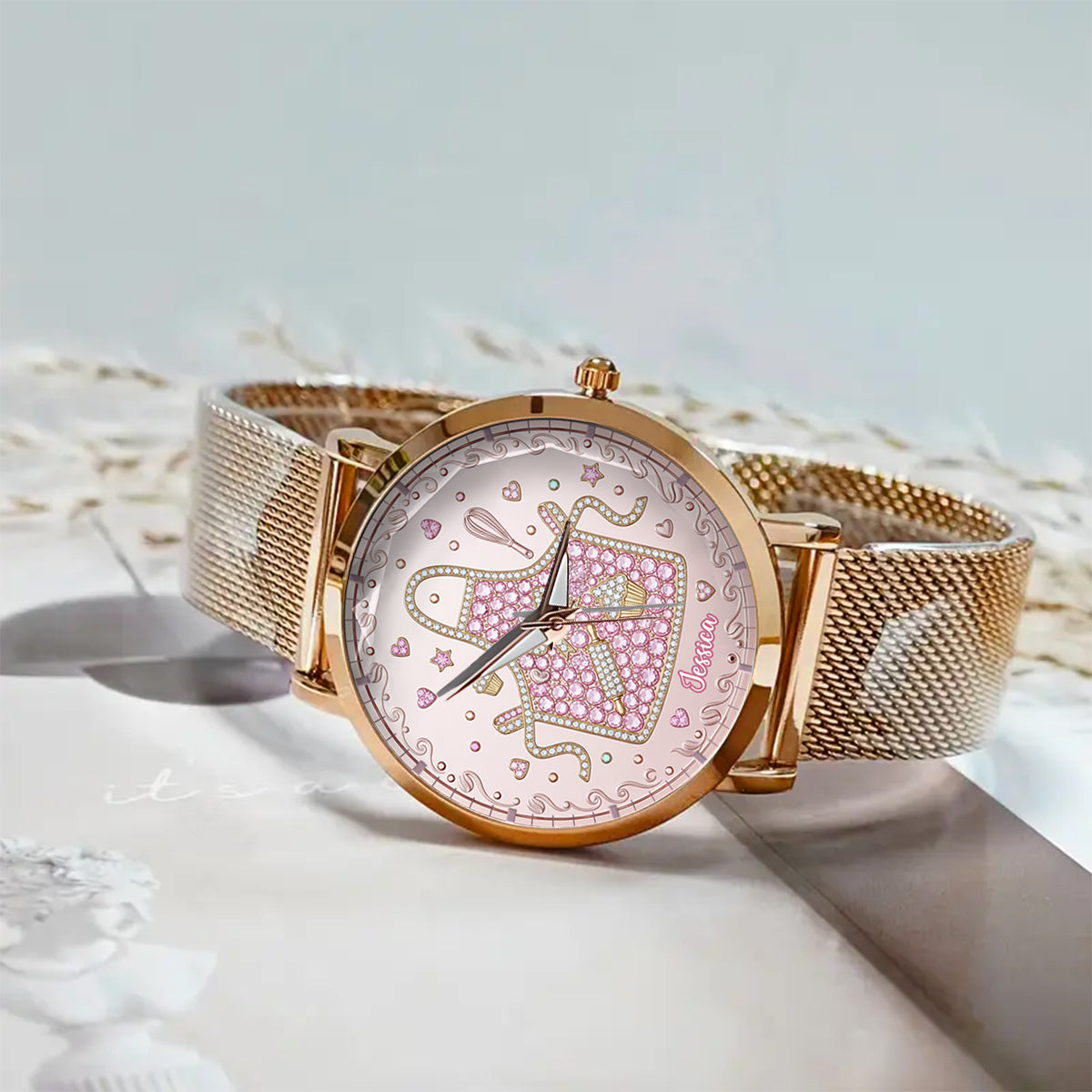 Love Baking - Personalized Baking Women Hand Watch