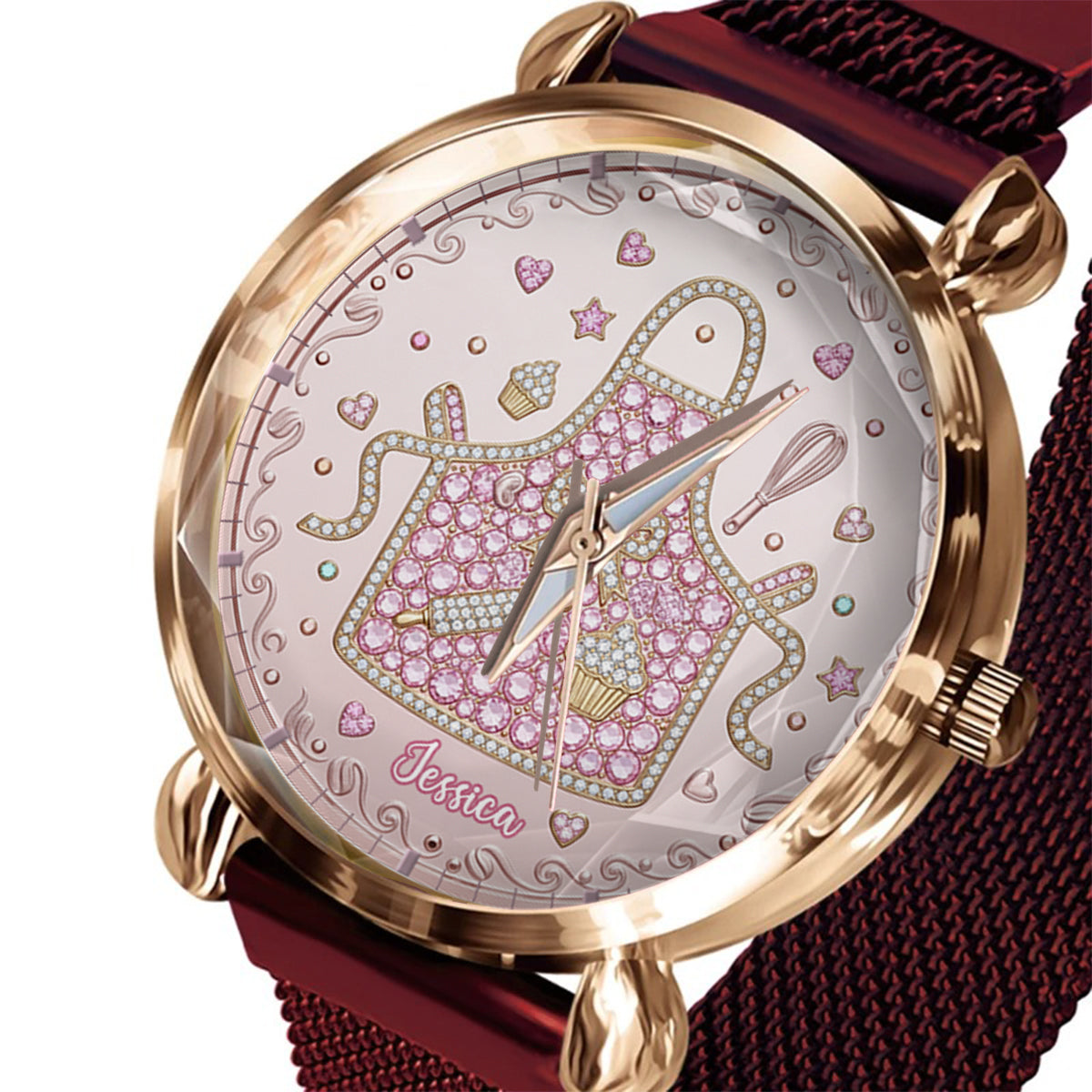 Love Baking - Personalized Baking Women Hand Watch