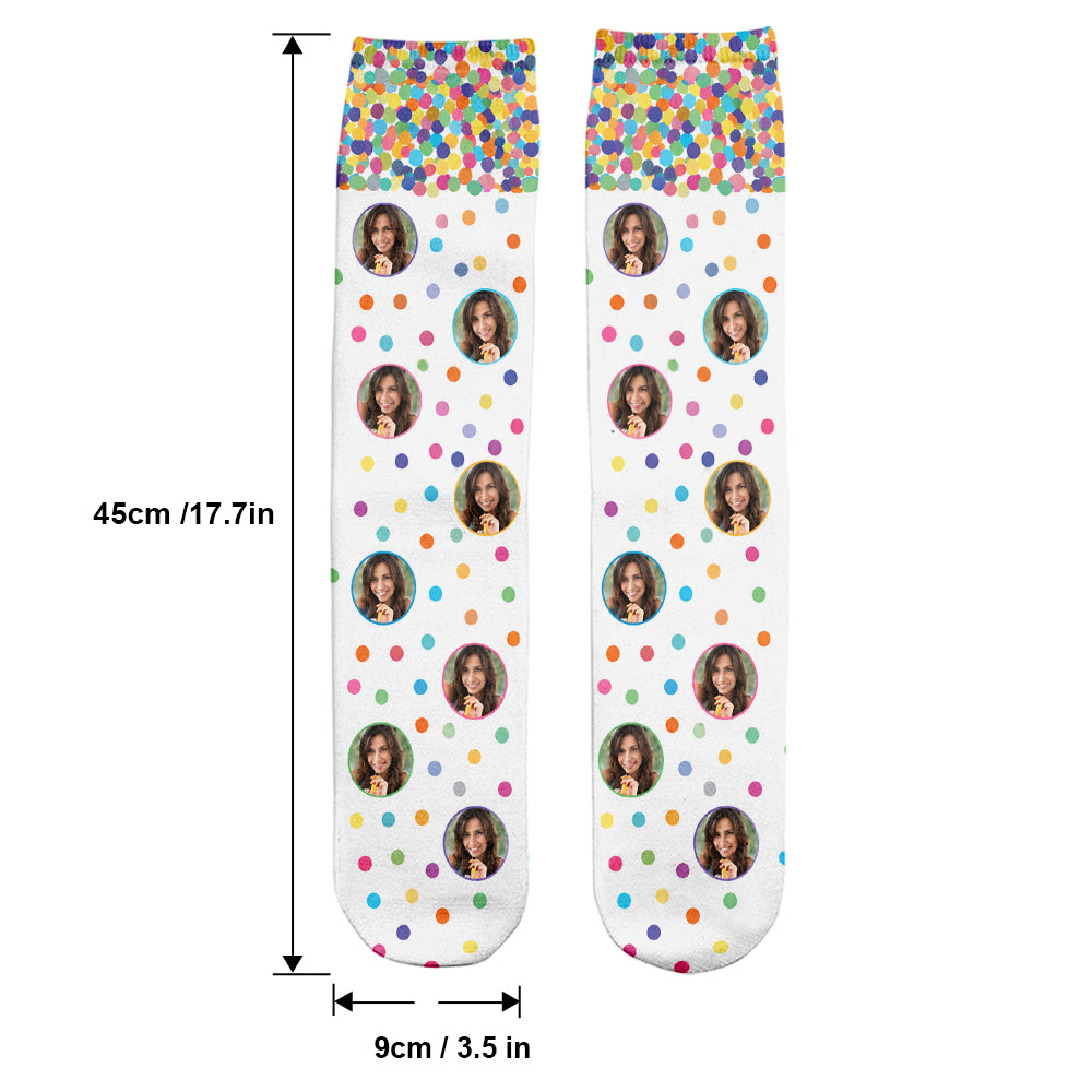 Happy Birthday - Personalized Birthday Socks