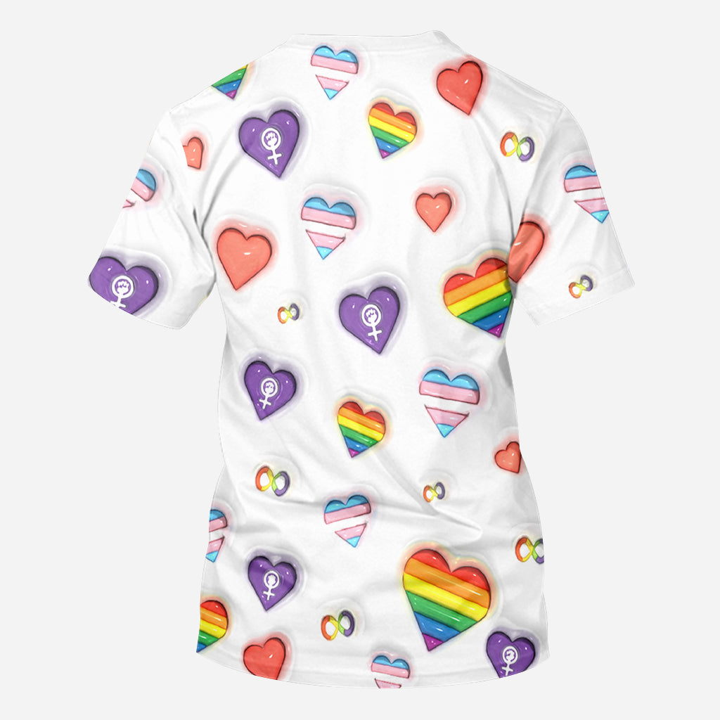 Everyone Is Welcome Here - Personalized Teacher All Over Shirt