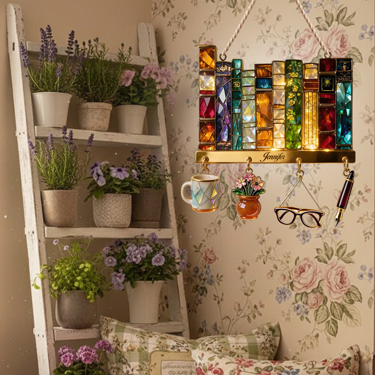 Book Lovers - Personalized Book LED Light Acrylic Sign