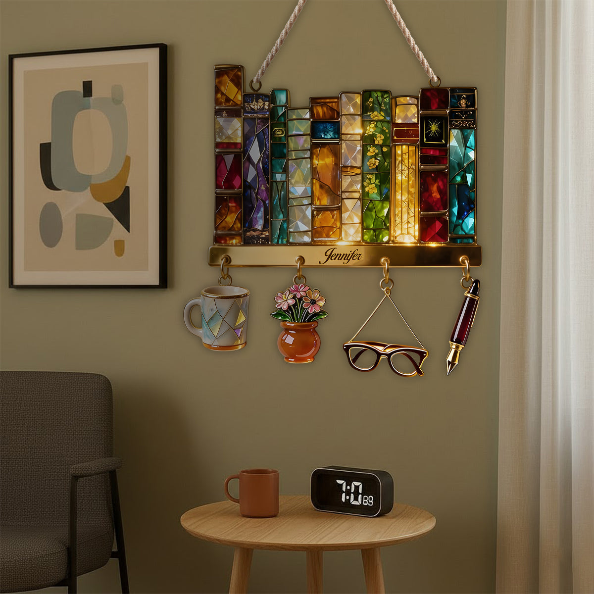 Book Lovers - Personalized Book LED Light Acrylic Sign