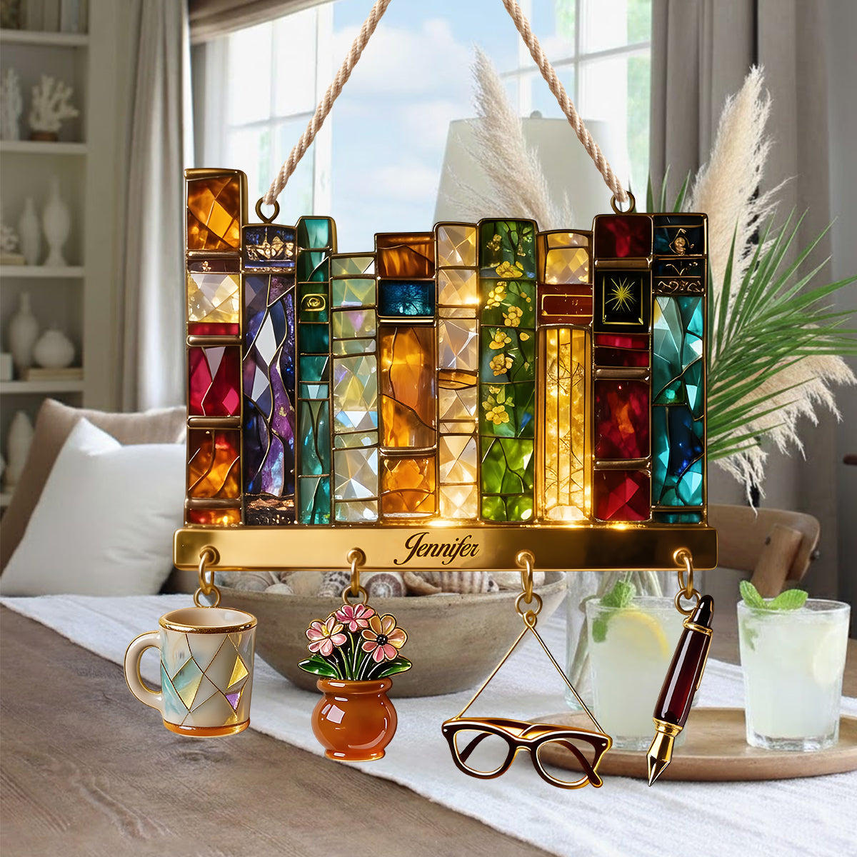 Book Lovers - Personalized Book LED Light Acrylic Sign