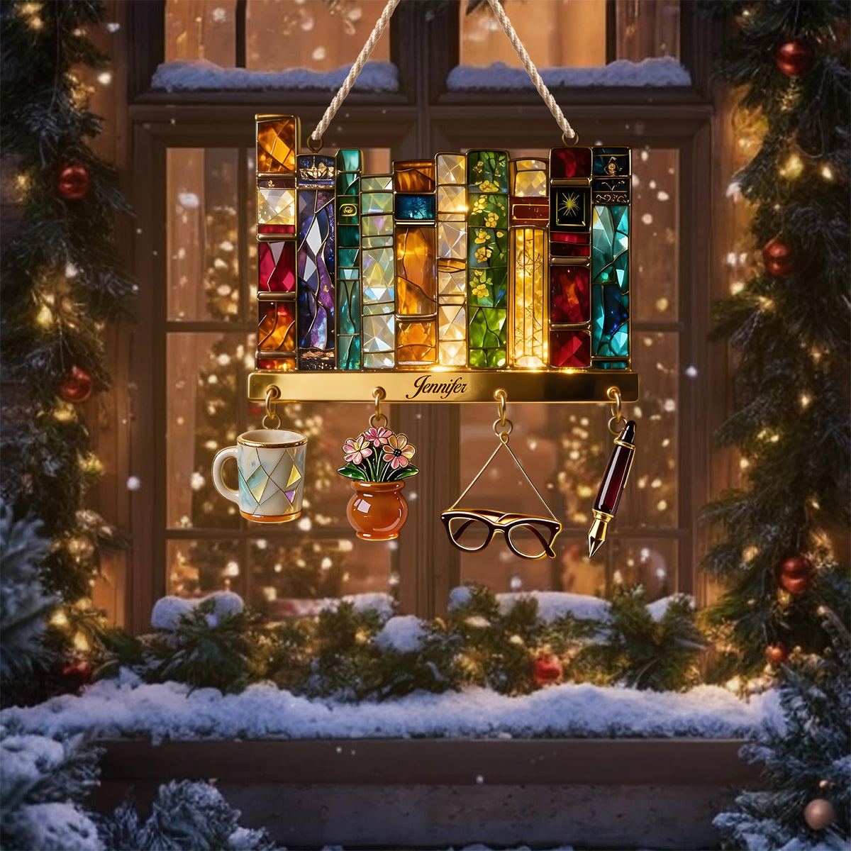 Book Lovers - Personalized Book LED Light Acrylic Sign