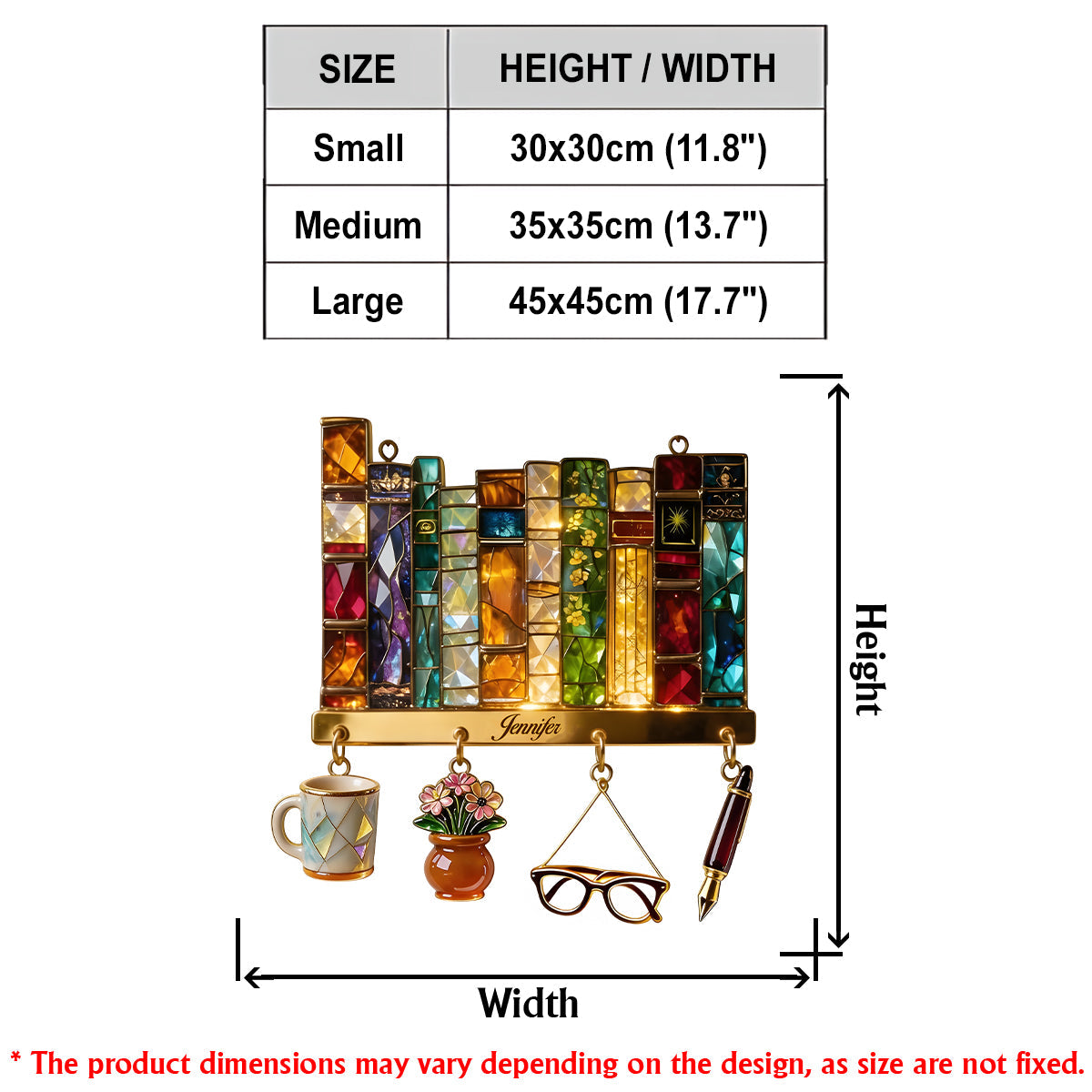 Book Lovers - Personalized Book LED Light Acrylic Sign