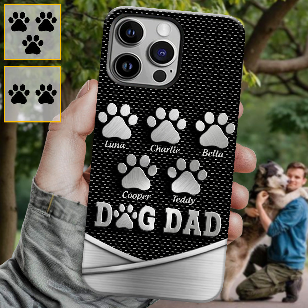 Papa de chien - Coque de téléphone personnalisée avec imprimé intégral de chien