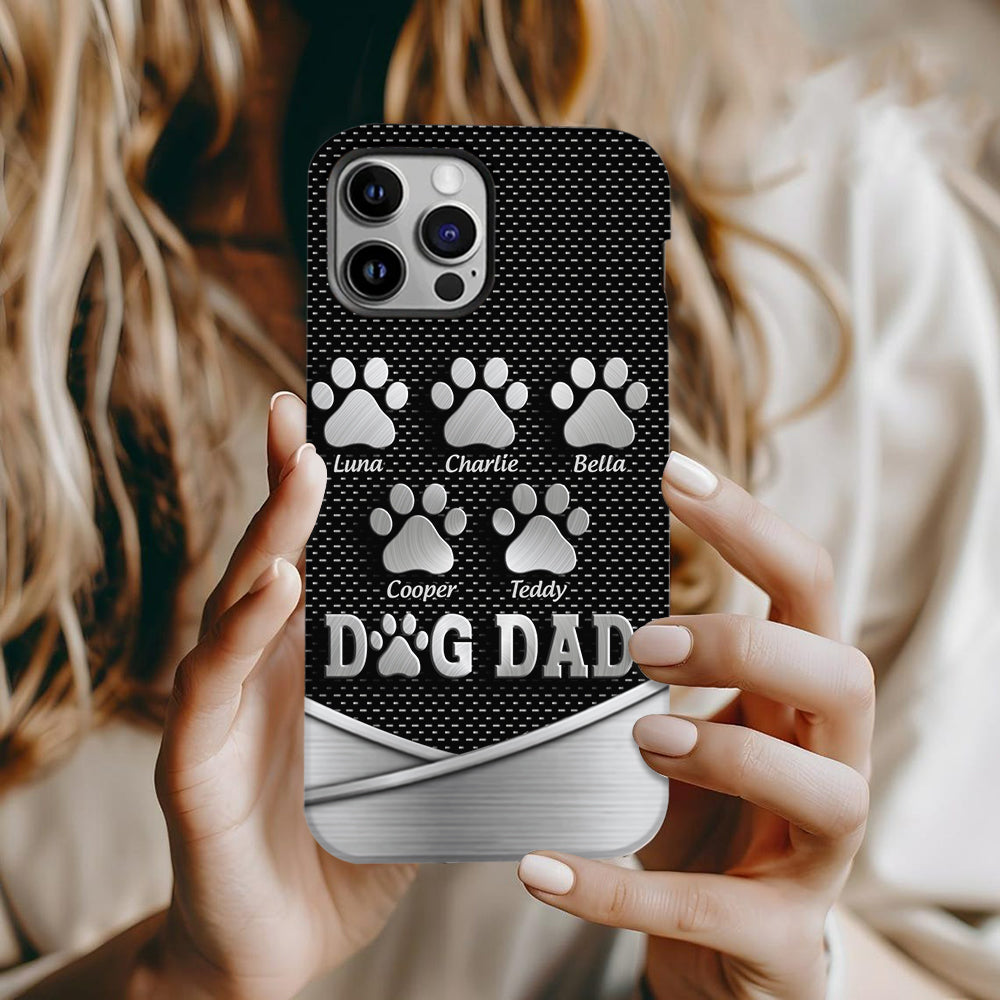 Papa de chien - Coque de téléphone personnalisée avec imprimé intégral de chien