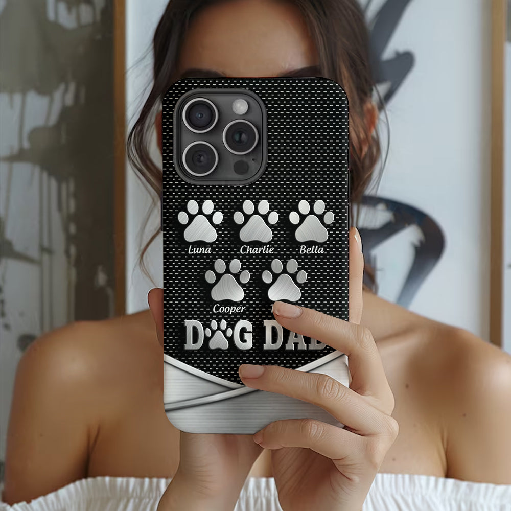 Papa de chien - Coque de téléphone personnalisée avec imprimé intégral de chien